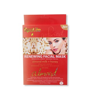Spa Life Renewing Almond milk Honey Facial Masks (2 Treatments)