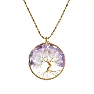 Charisma 30mm Tree of Life Brass Pendant Necklace (Thailand)