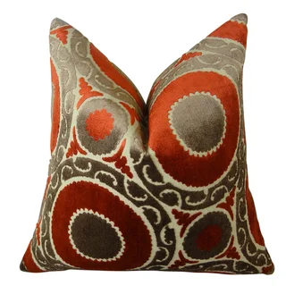 Plutus Pomegranate Handmade Double Sided Throw Pillow