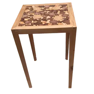 Wood Chips Mosaic Table