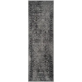 Safavieh Adirondack Vintage Distressed Grey / Black Runner Rug (2'6 x 20')