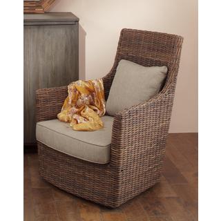 Lowell Casual Brown Textured Chair
