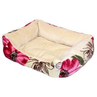 Pet Soft Things Classic Printed Flannel Pet Bed