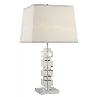 Somette Poise Crystal Cubes Table Lamp