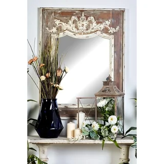 Queen Anne Embossed Wall Mirror
