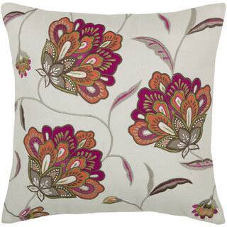 Rizzy Home 18-inch Floral Throw Pillow