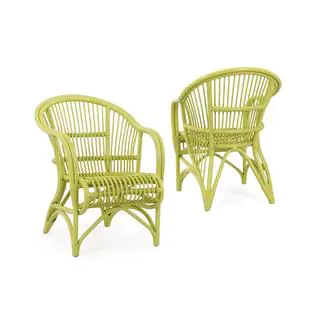 Raymond Rustic Green Textured Chair