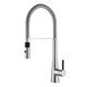 Thumbnail 1, KRAUS Crespo Flex Single-Handle Commercial Style Kitchen Faucet with Dual-Function Sprayer.