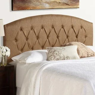 Humble + Haute Halifax Golden Brown Curved Upholstered Headboard