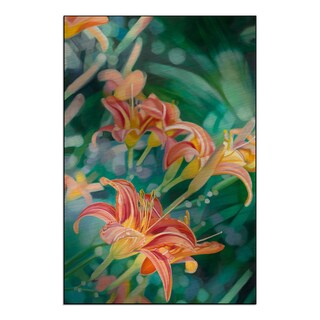 Gallery Direct Stella Alesi 'Tiger Lilies' Mounted Metal