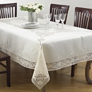 Embroidery & Cutwork Tablecloth