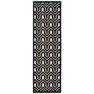Rug Squared Montrose Ivory Black Runner Rug (2'2 x 7')