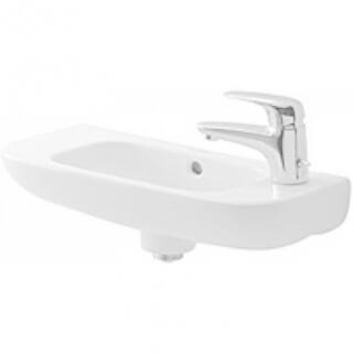 Duravit White Alpin D-code Wall-Mount Porcelain 8.68 19.69 Bathroom Sink
