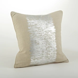 Metallic Banded Design Pillow
