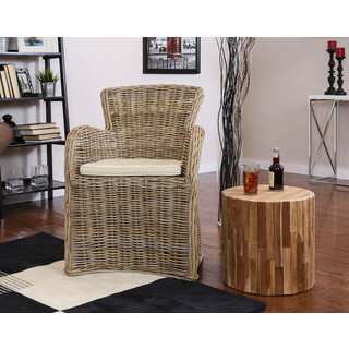 Somette Vivan Indoor/ Outdoor Rattan Dining/ Accent Chair