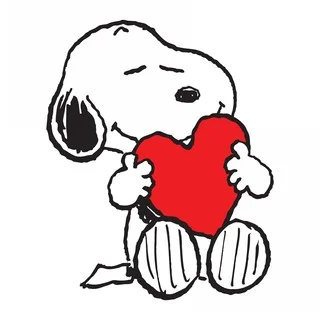 Marmont Hill - "Snoopy Heart" Peanuts Print on Canvas