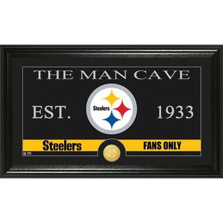 Pittsburgh Steelers 'The Man Cave' Bronze Coin Panoramic Photo Mint