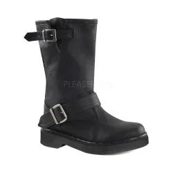 Women's Demonia Rival 302 Boot Black Vegan Leather
