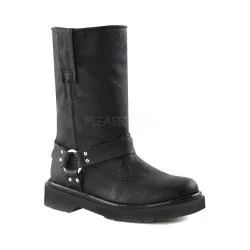 Women's Demonia Rival 303 Boot Black Vegan Leather