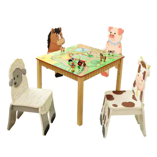 Fantasy Fields - Happy Farm Table & Set of 4 Chairs