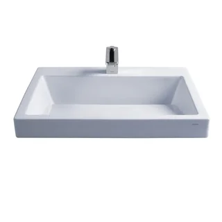 Toto LT171G#01 Cotton White Kiwami Vessel Clay 17.75 23.63 Bathroom Sink