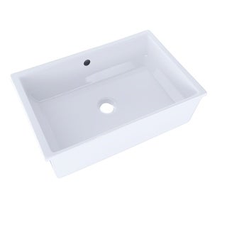 Toto LT156#01 Cotton White Vernica Undermount Clay 14.13 21.50 Bathroom Sink