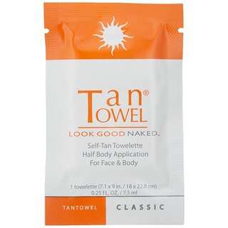 Tan Towel Plus Half-Body Self-Tan Towelettes (Pack of 10)