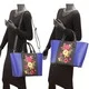 Thumbnail 11, Dasein Classic Designer Flower Embroidery Collection Large Laptop Tote Bag. Changes active main hero.