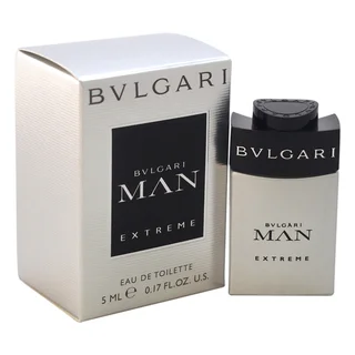 Bvlgari Man Extreme Men's 0.17-ounce Eau de Toilette Splash (Mini)