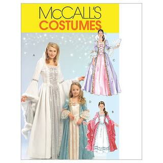 Misses'/Children's/Girls' Princess Costumes-MISS (SML-MED-LRG-XLG)
