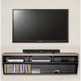 Arced 60-inch Wall Mount TV Console
