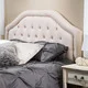 Angelica Adjustable King/ California King Tufted Fabric Headboard by Christopher Knight Home