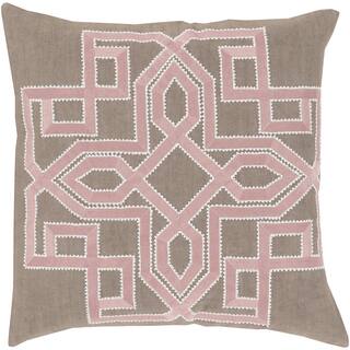 Decorative Garcia Geometric 18-inch Poly or Down Filled Throw Pillow