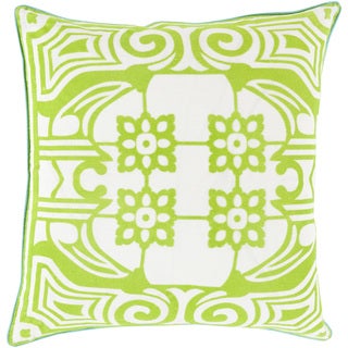 Decorative Allyson Floral Down or Filled Throw 18-inch Throw Pillow
