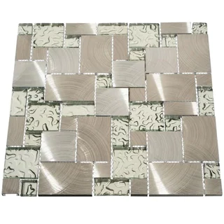 Modern 10.78 square Foot Glass Tiles (Case of 11 sheets)