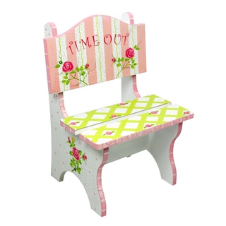 Fantasy Fields Crackled Rose Time Out Chair