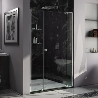 DreamLine Allure 49 to 50-inch Frameless Pivot Clear Glass Shower Door