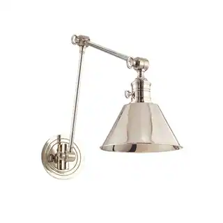 Hudson Valley Garden City Polished Nickel Wall Sconce