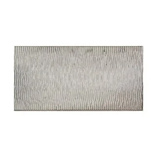 Fasade Dunes Vertical Brushed Aluminum 4-foot x 8-foot Wall Panel