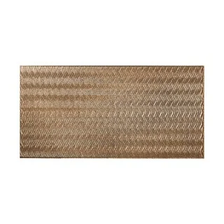 Fasade Current Vertical Cracked Copper 4 x 8-foot Wall Panel