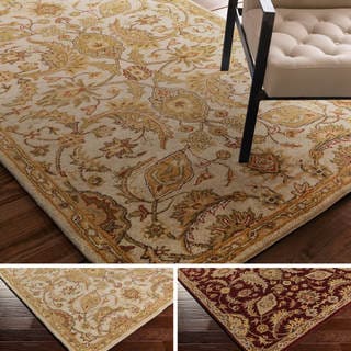 Hand-Tufted Early Floral Wool Rug (7'6 x 9'6)