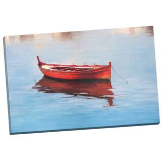 Portfolio Canvas Decor 'Red Boat' Alex Wang 24-inch x 36-inch Wrapped Canvas Wall Art