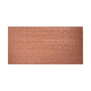 Fasade Ripple Horizontal Argent Copper 4-foot x 8-foot Wall Panel