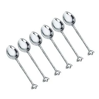 Elegance Silverplated Teapot Spoons (Set of 6)