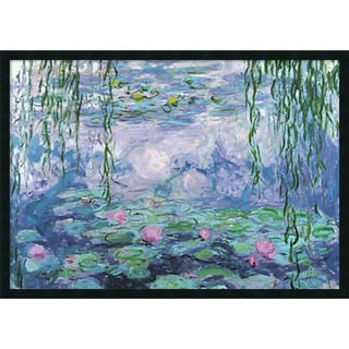 Claude Monet 'Nympheas' Gel Coated Finish Framed Art Print