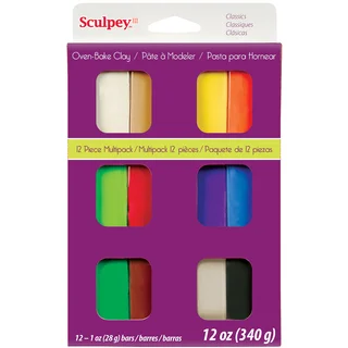 Sculpey III Polymer Clay Multipack 1oz 12/PkgClassics
