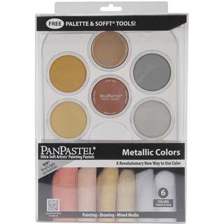 PanPastel Ultra Soft Artist Pastel Set 9ml 6/PkgMetallics