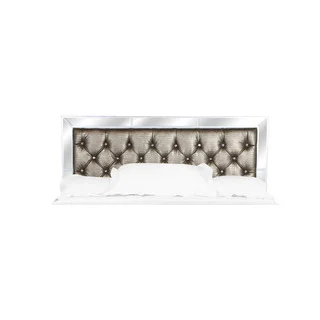 Magnussen B2935 Monroe White Finish Wood King-sized Panel Bed Headboard