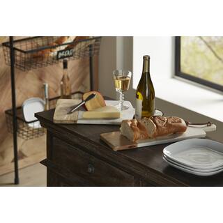 Addy Marble and Wood Cheese Board