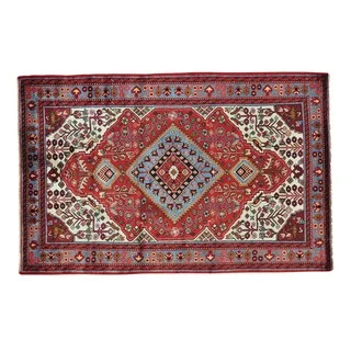 Persian Nahavand Full Pile Hand Knotted Oriental Rug (5'2 x 8')